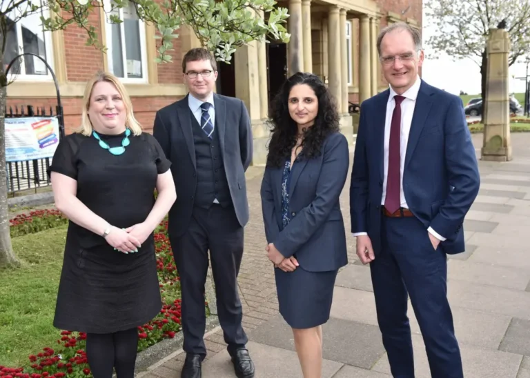 L R Clare Fleming James Patterson Emma Panchal Jon Osborne