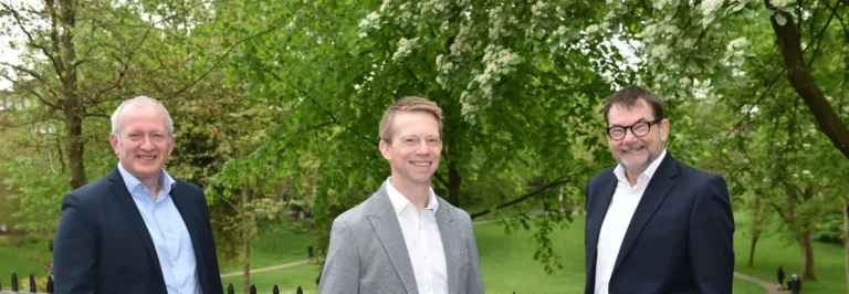L-R Jamie Campbell, Roger Spence and David Carmichael